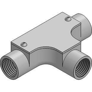 20mm Galvanised Inspection Tee